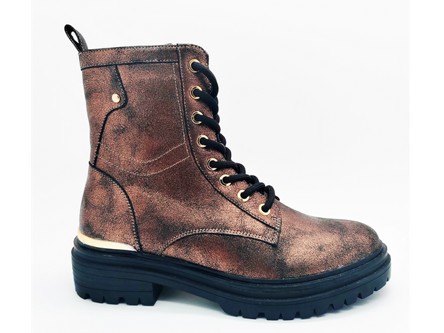 Bottes pour femmes de haute qualité exquises à la mode en cuivre