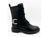 Bottes de dame exquises en cuir synthétique minimaliste