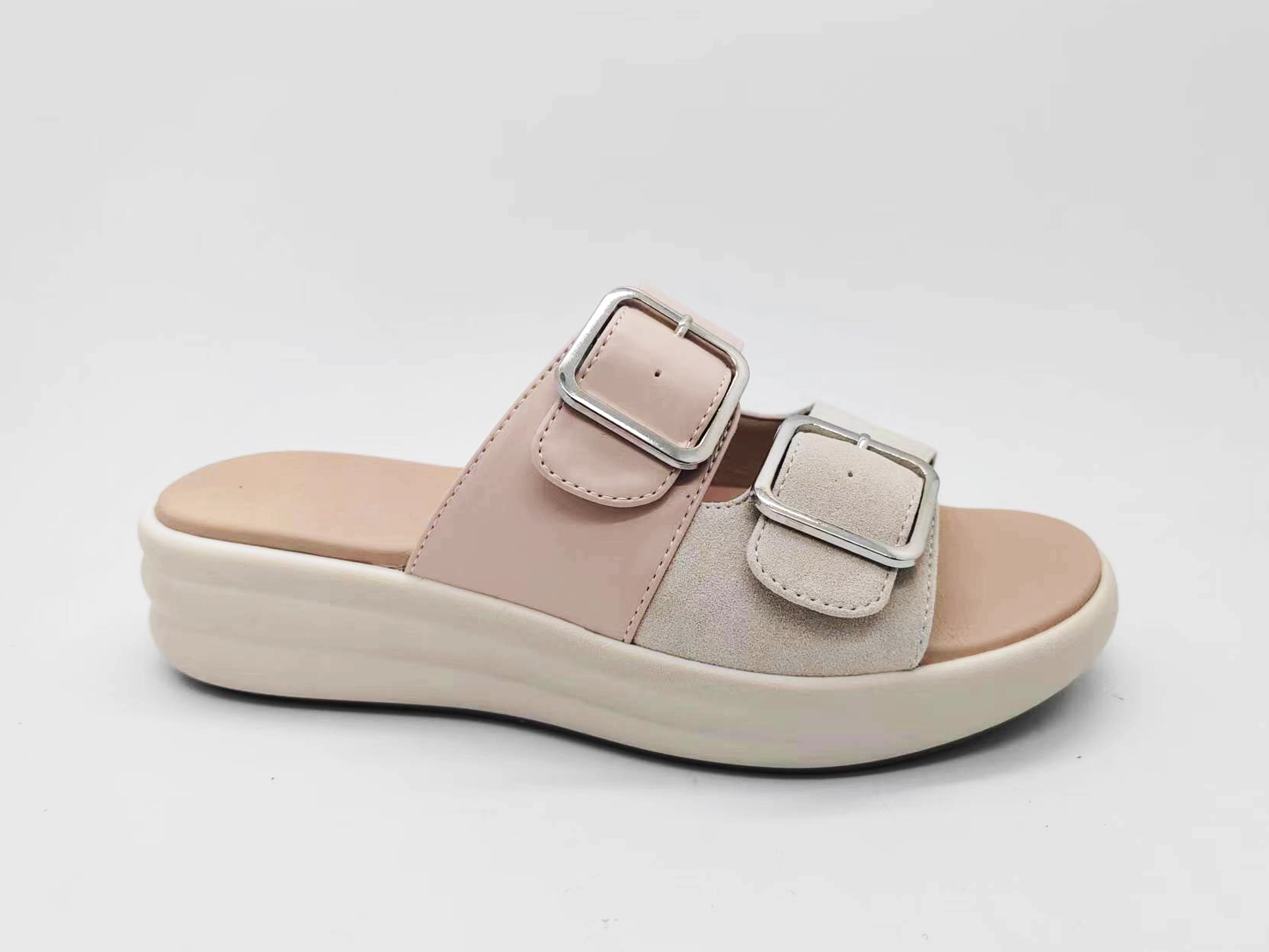 Sandales réglables, confortables et stables pour femmes, sangle à double boucle