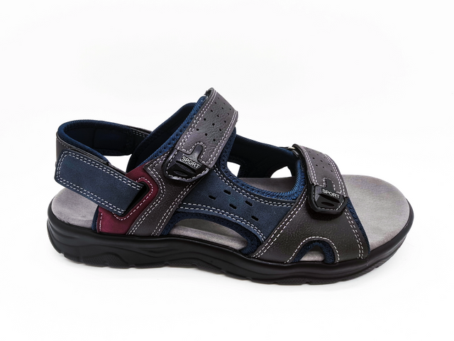 Sandales pour hommes de style attitude de mode multicolore