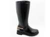 Bottes hautes en PU à surface lisse pour femmes 