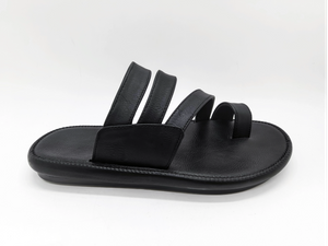 Sandales classiques noires pour hommes, idéales pour l'été