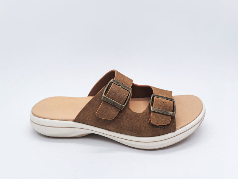 Sandales Camel agréablement fraîches et confortables pour femmes